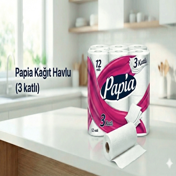 Papia Kağıt Havlu (3 katlı)